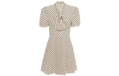 MIU MIU Short Sleeved Dress Women's Yellow