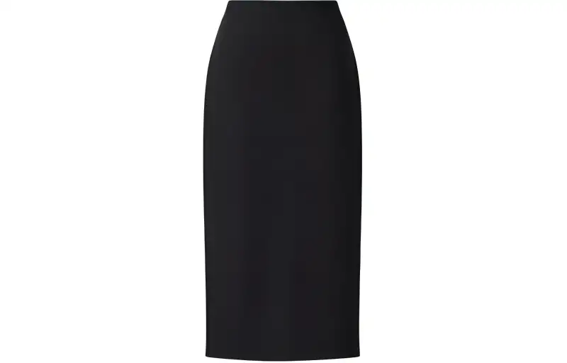 UNIQLO SS24 Knit Long Skirt Women's Black