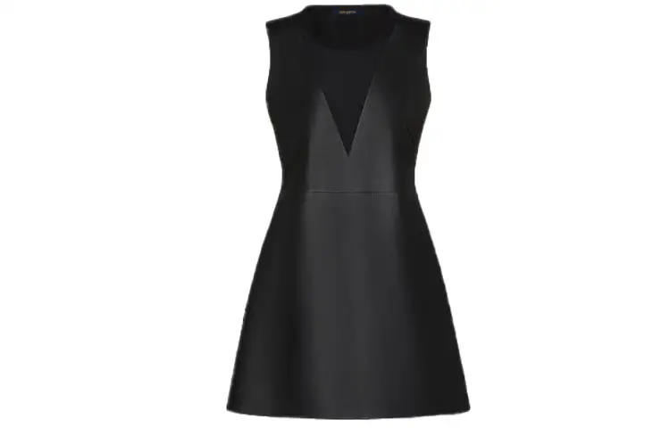LOUIS VUITTON Sleeveless Dress Women's Black