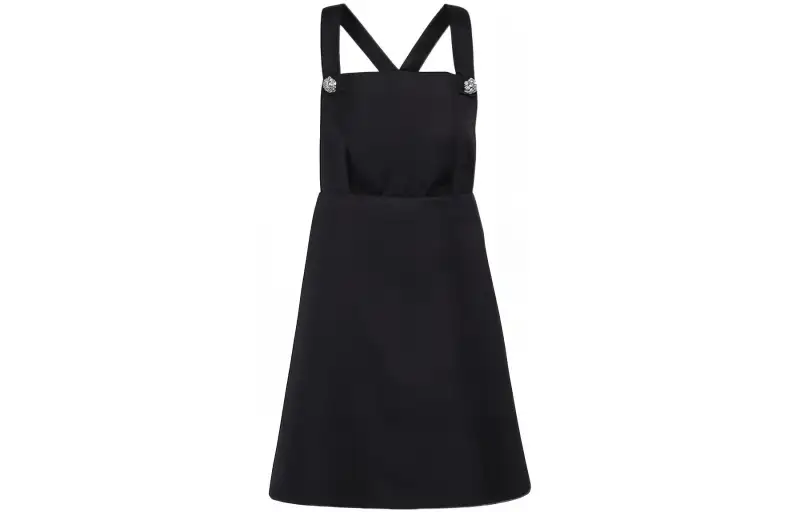 PRADA SS23 Sleeveless Dress Women's Black