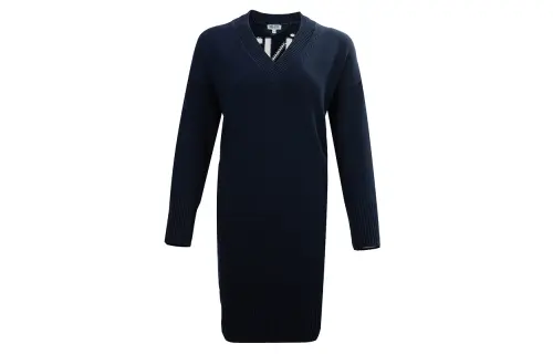 KENZO Short Sleeved Dress Women's Marine Blue