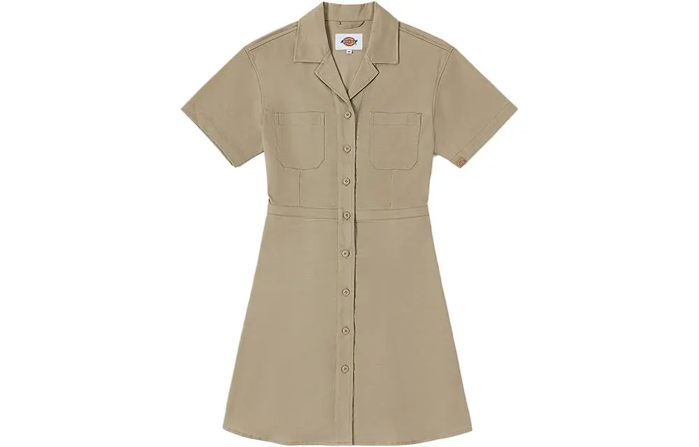 Dickies Short Sleeved Dress Women's Sand