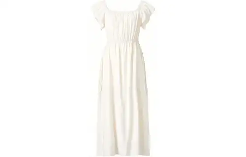 UNIQLO Short Sleeved Dress Women's White