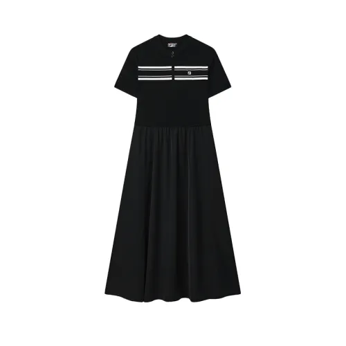 FILA Short Sleeved Dress Women's Jet Black
