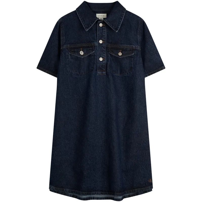 CALVIN KLEIN SS25 Short Sleeved Dress Women's