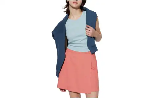 UNIQLO Casual Shorts Women's Orange Yellow