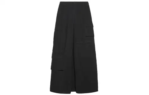 Balenciaga SS22 Casual Long Skirt Women's Black