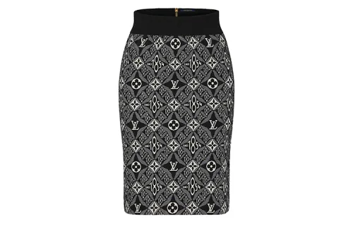 LOUIS VUITTON Casual Short Skirts Women's Black