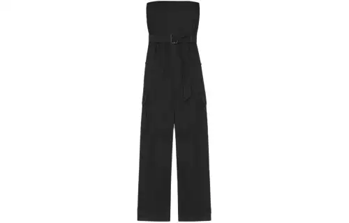SAINT LAURENT Cassandre Strapless Jumpsuit