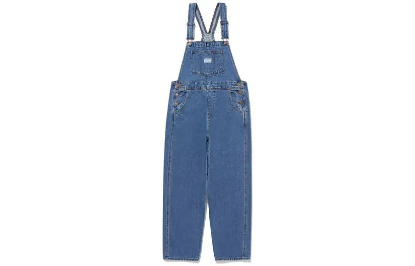 Levi's Overalls Women's Indigo Moderate Straight Fit Pants