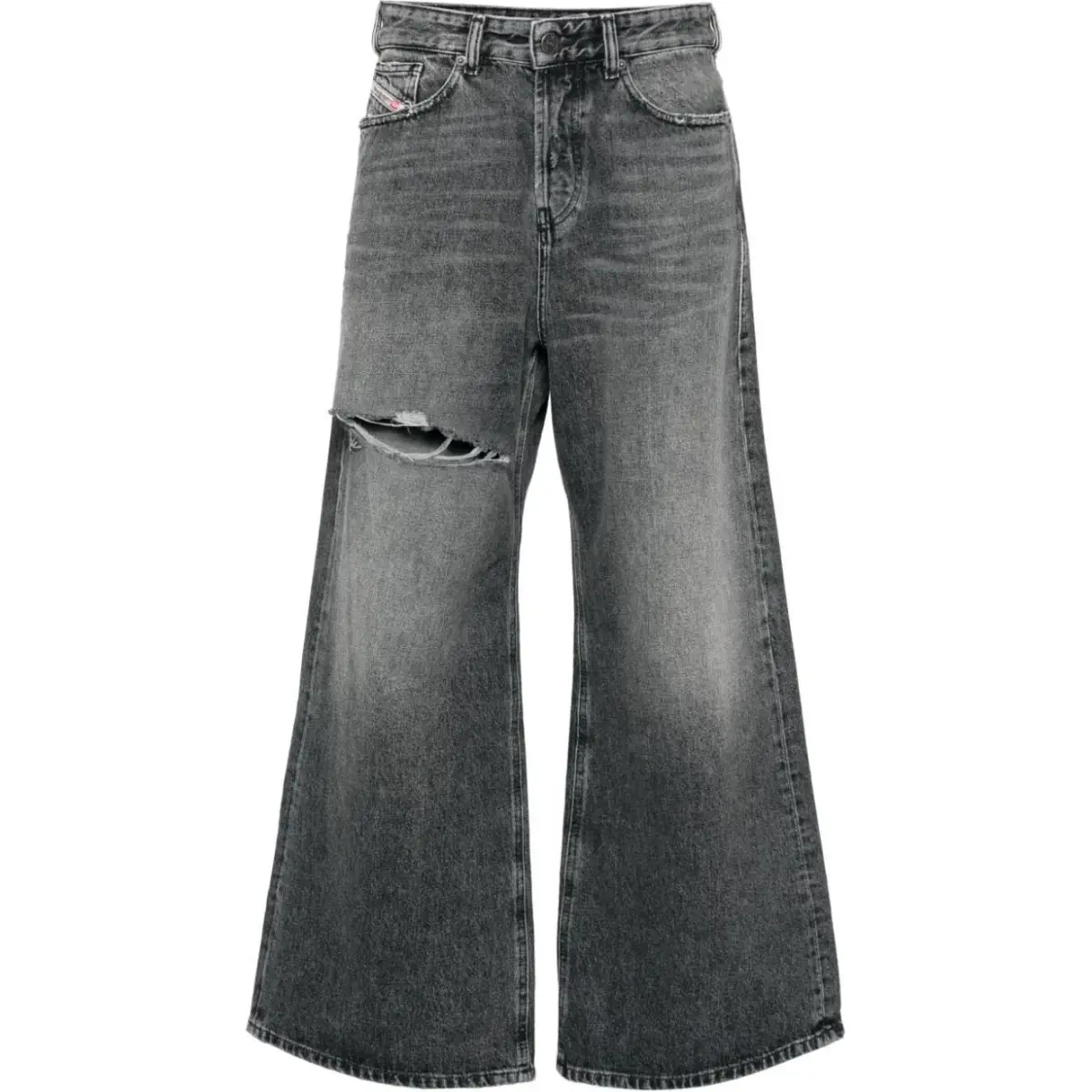 DIESEL 1996 D Sire Mid Rise Wide Leg Jeans 'Black'