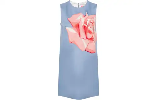 KENZO SS24 Sleeveless Dress Women's Cornflower Blue