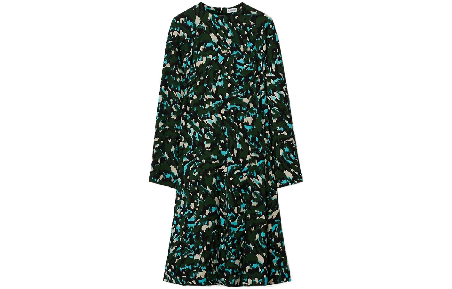 Женское платье Burberry Dress (зеленое)
