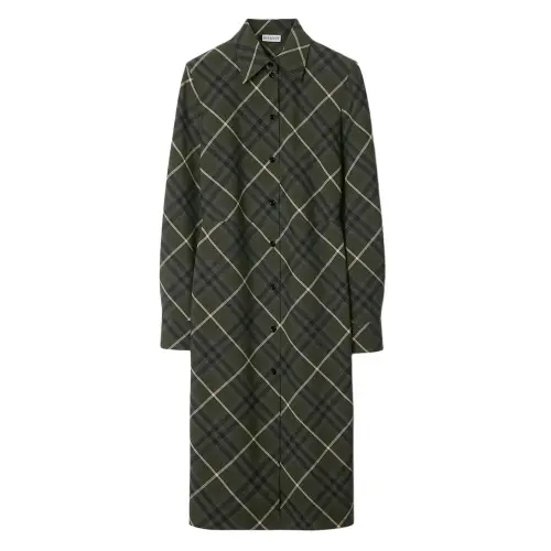 Burberry check-print shirt dress