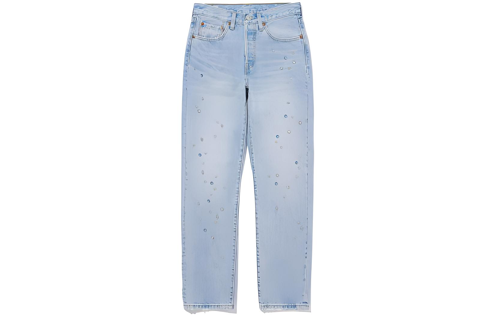 Женские джинсы Levis (голубые)
