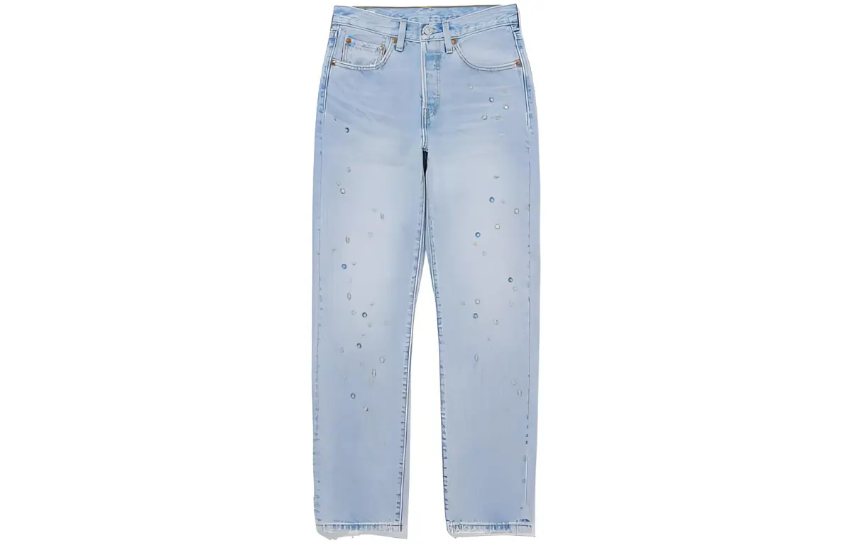 Levi's Jeans Women's Light Indigo Moderate Straight Fit Pants
