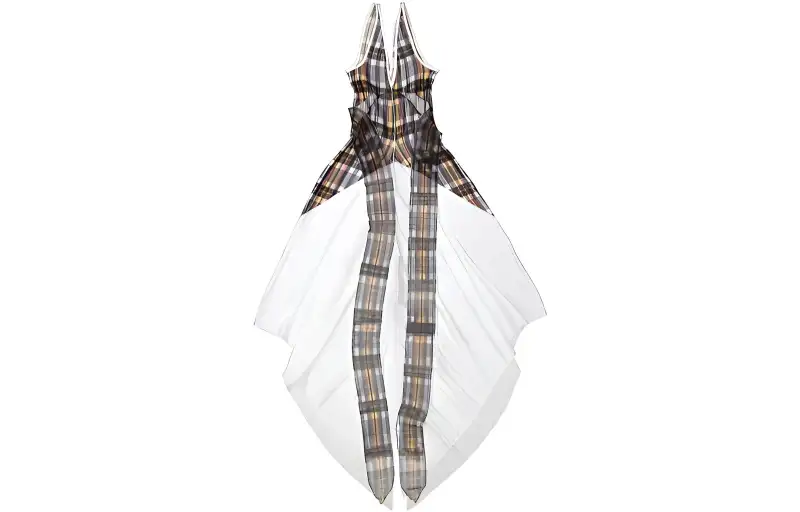 Burberry Sleeveless Dress Women's Light Yellow