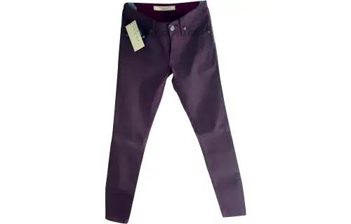 Burberry Jeans Women's Burgundy