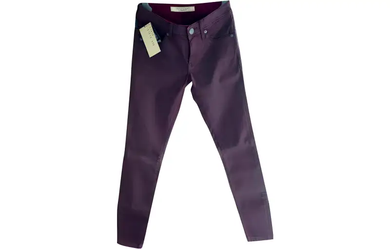 Burberry Jeans Women's Burgundy