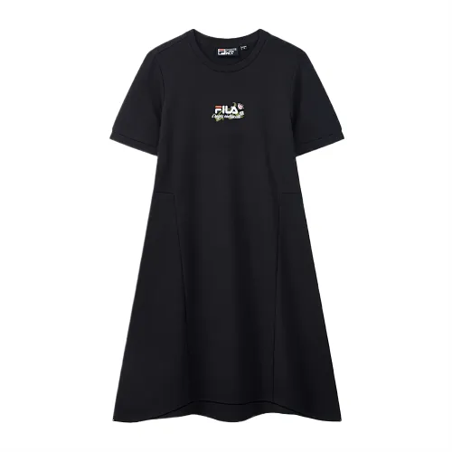 FILA Short Sleeved Dress Women's Navy Blue
