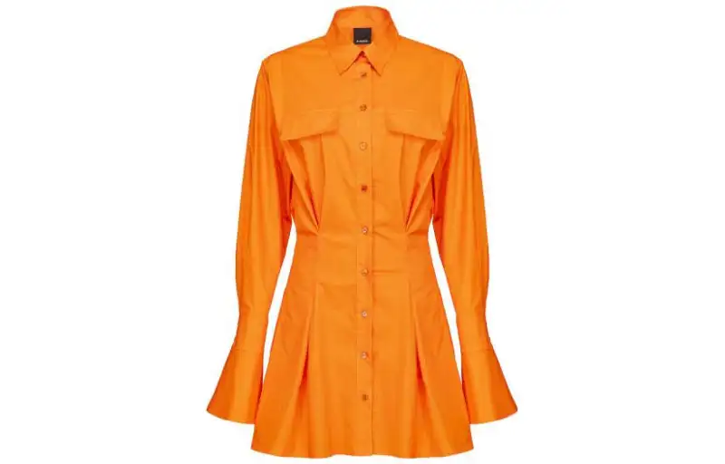 PINKO Shirt, orange long-sleeve