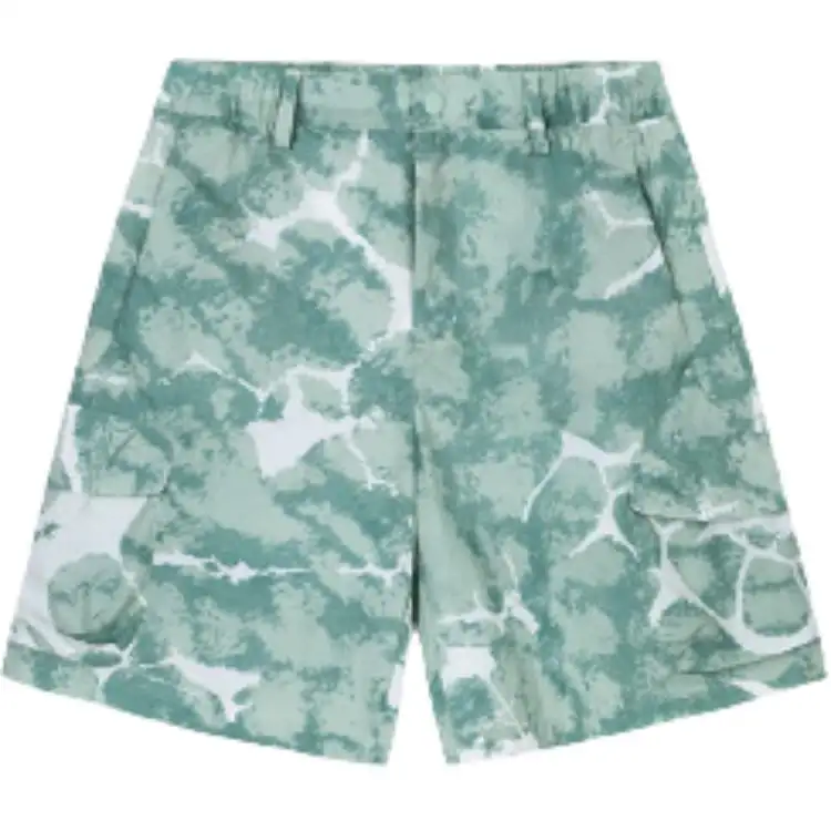 Anta Outdoor Collection Casual Shorts Women's Rain Mist Cyan/All Over Print