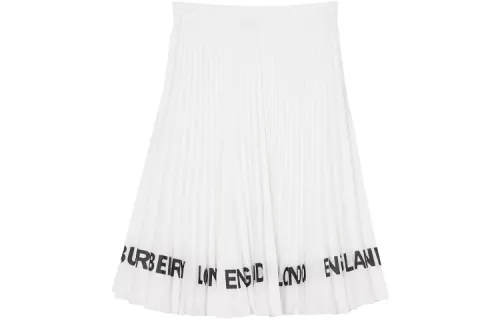 Burberry Casual Long Skirt Women's White
