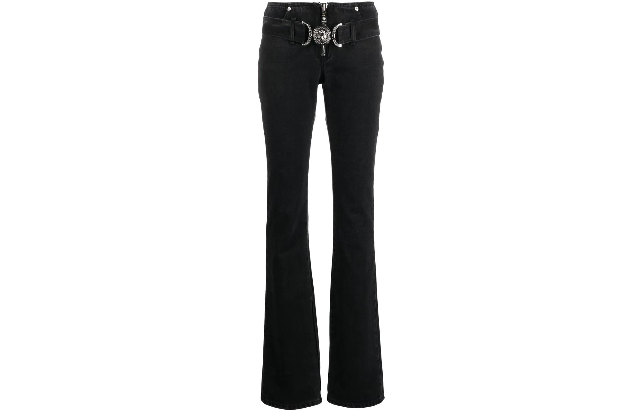 Женские джинсы Versace (черные)