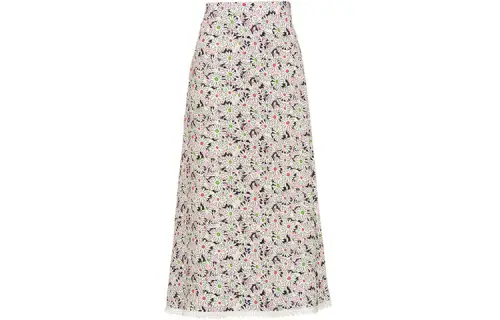 MIU MIU FW21 Casual Long Skirt Women's Cherry Blossom