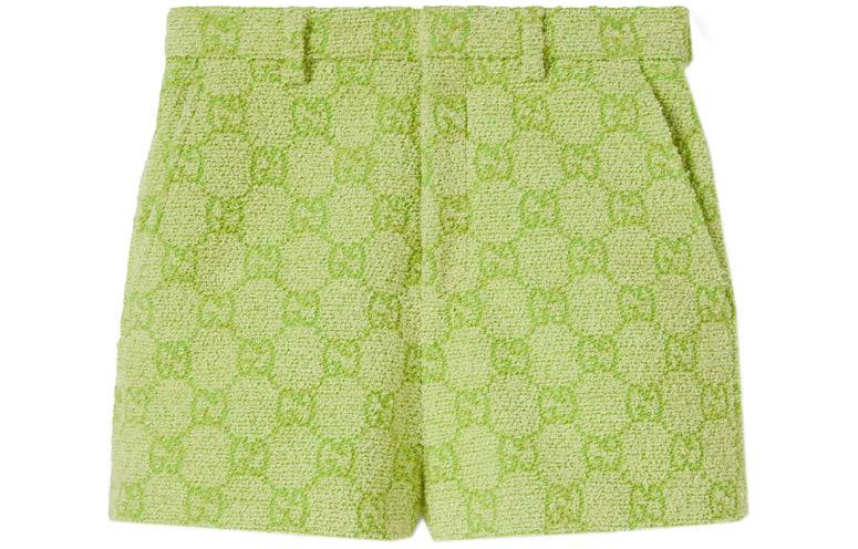 GUCCI Lido Casual Shorts Women's Lemon Green