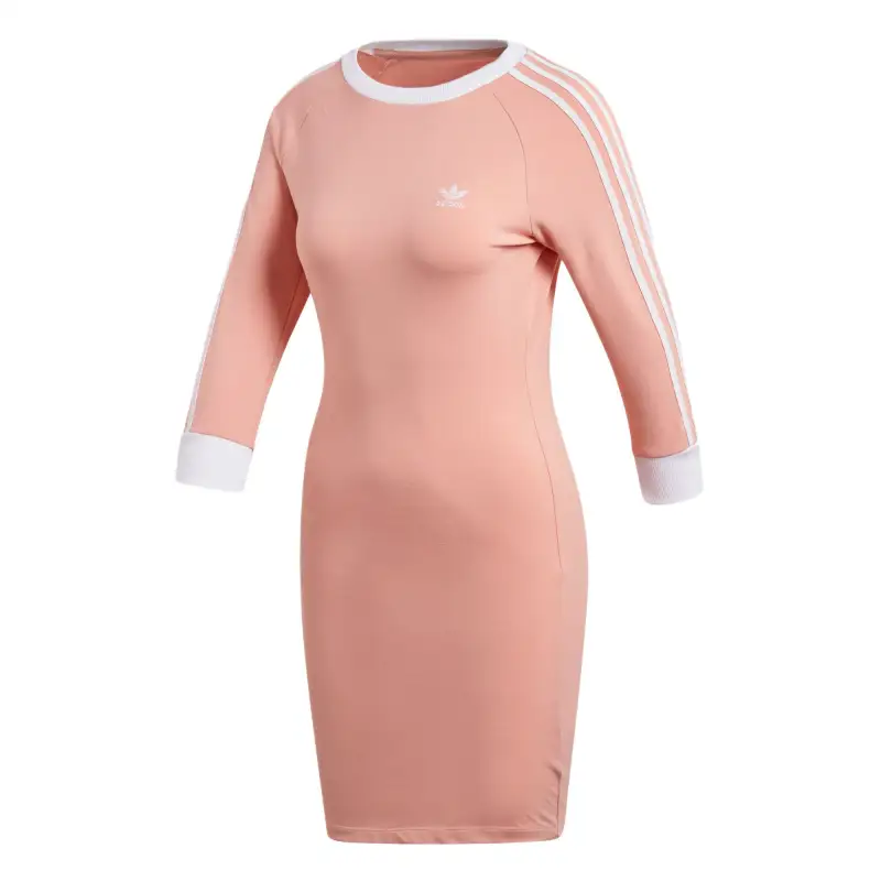 Adidas Originals Long Sleeved Dress Women's Pink