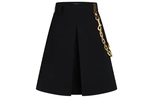 LOUIS VUITTON Casual Short Skirts Women's Black