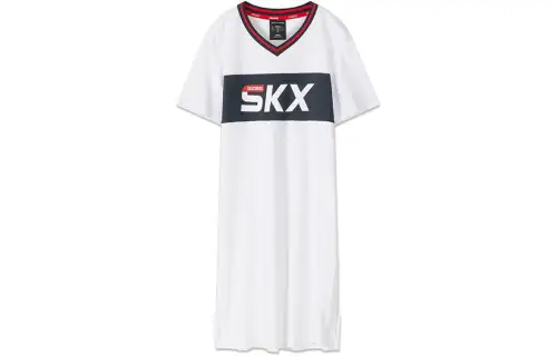 Skechers Short Sleeved Dress Women's Bright White