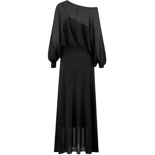 DIOR Long Sleeved Dress Women's Black