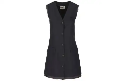 Miu Miu Button-Up Sleeveless Dress