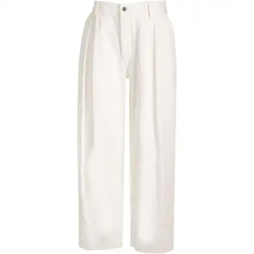 Bottega Veneta Logo Patch Straight Leg Jeans