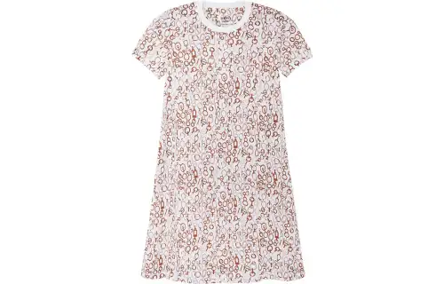HERMES FW23 Short Sleeved Dress Women's White