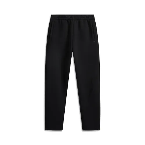 Li Ning Rijin Doujin Collection Knitted Sweatpants Women's Black