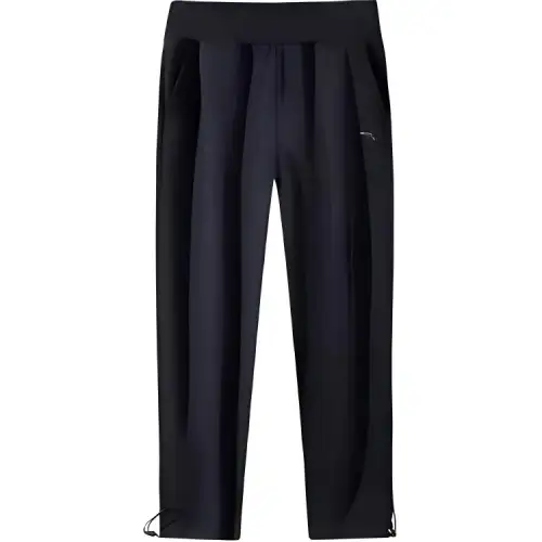 Anta Variety Training Collection Knitted Sweatpants Women's Basic Black