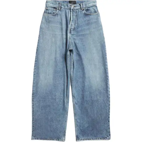 Balenciaga SS23 Jeans Loose Fit Women's Blue