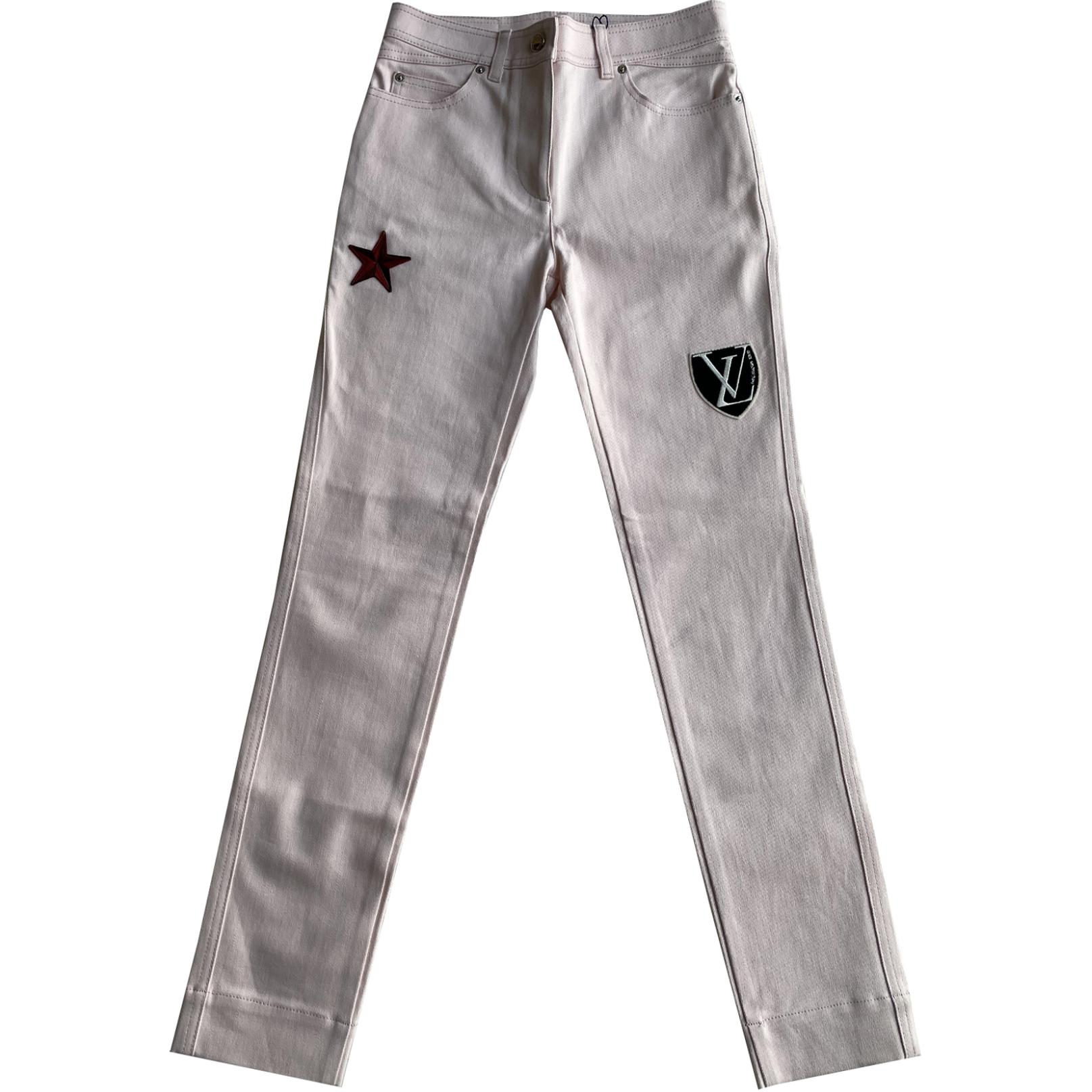 Женские штаны Louis Vuitton SS23 (розовые)