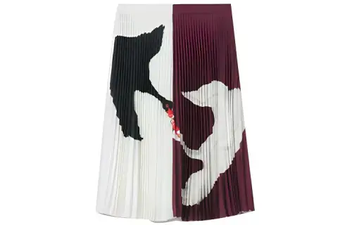 Burberry FW21 Casual Long Skirt Women's Multicolor