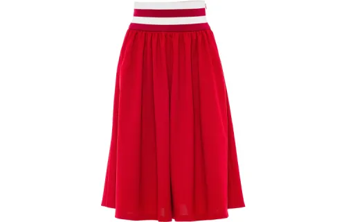 MIU MIU FW21 Casual Long Skirt Women's Red
