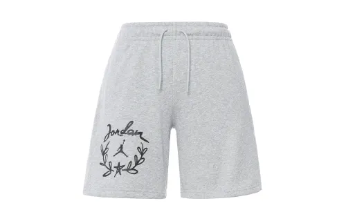 Jordan Brooklyn Fleece Casual Shorts Women's Gray