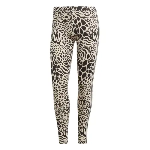 Adidas Originals Animal Print3 Stripe Leggings Women's Leopard Print