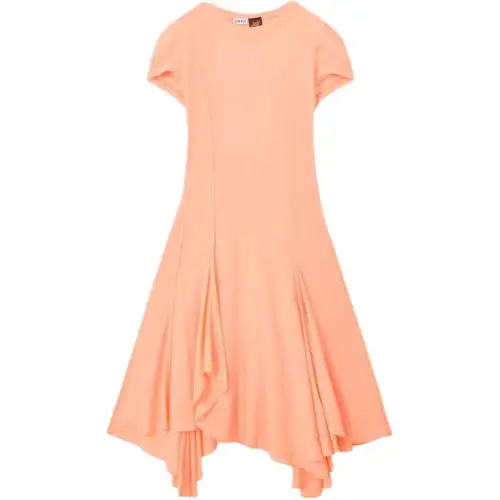 LOEWE SS25 Short Sleeved Dress Women's Orange