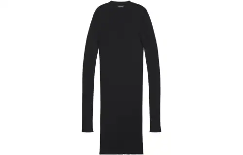 Balenciaga Crewneck Knitted Mini Dress