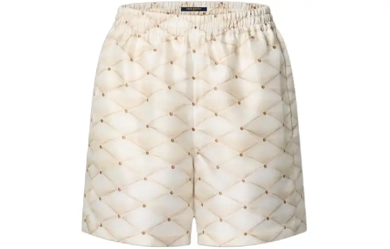 LOUIS VUITTON 3d Malletage Print Pajama Shorts Casual Shorts Women's Light Umber