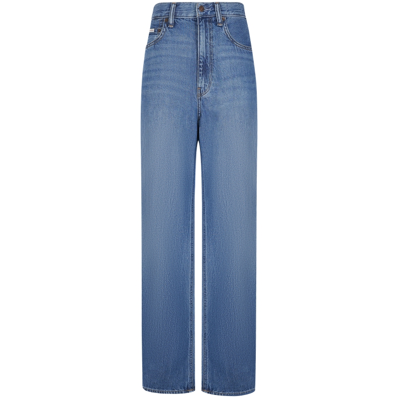 Женские джинсы Calvin Klein Wide Leg (синие)