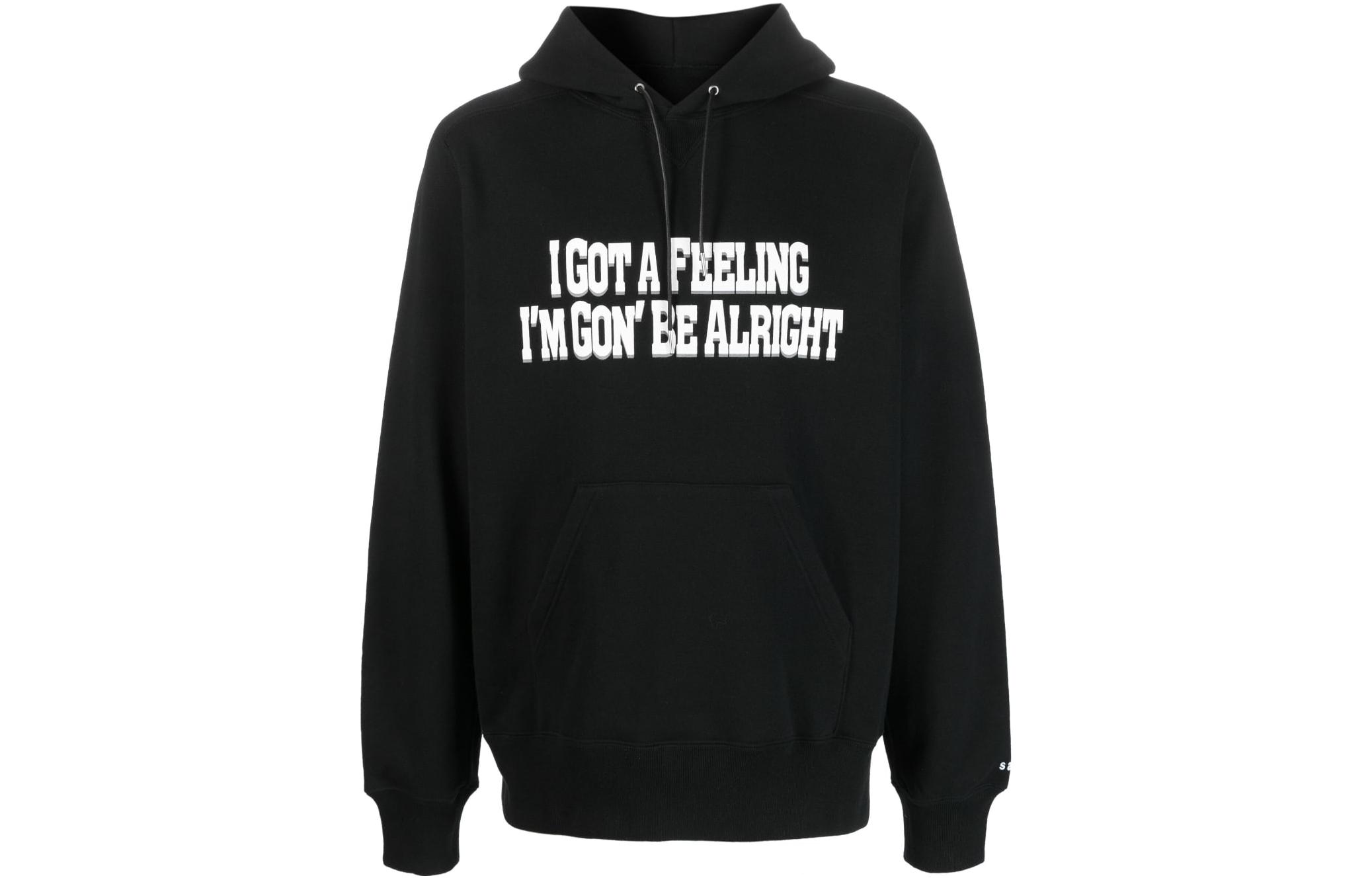 Женские худи Sacai Sacai (черный)